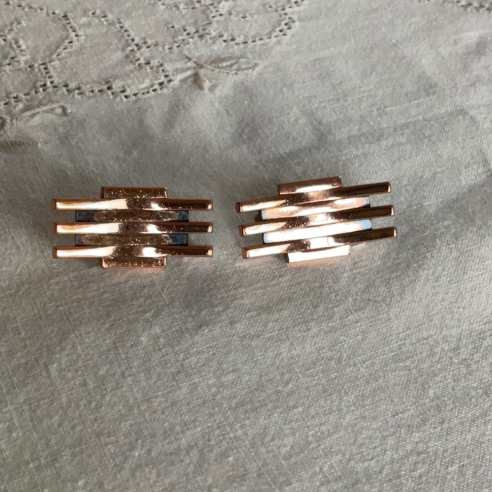 Vintage 1950’s “Interplay” Renoir Copper Earrings.